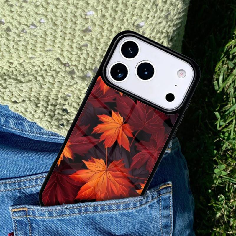 COLOURFUL AUTUMN LEAVES Phone Case Cover for IPhone 11 12 13 14 15 16e 17 Pro Max Coque for IPhone 17 Air