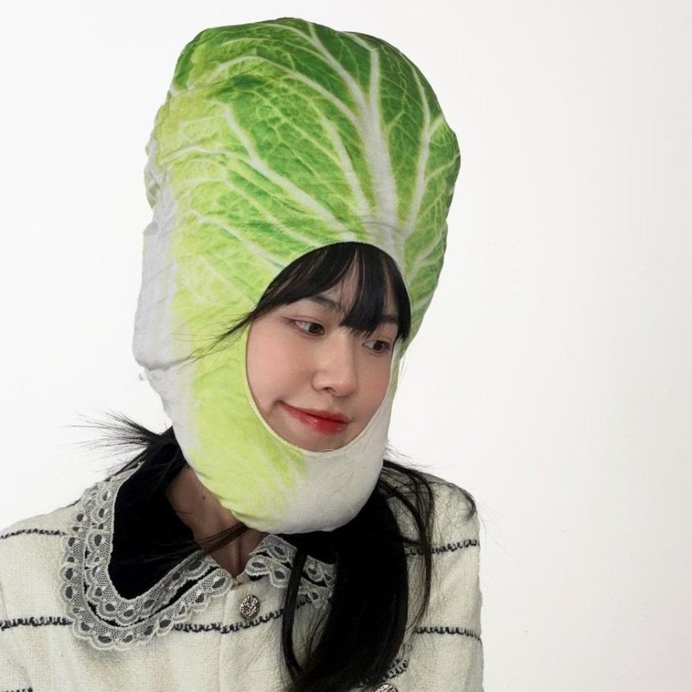 Playful Fruit and Vegetable Hat Thick Pullover Cap Mushroom Nutrition Month Hat  Photography Props