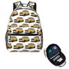 Mini Clubman Sac à dos étudiant Sac d'école Sac à dos de randonnée Voyage Sac à dos de jour pour garçons filles Mode Sac à livres Sacs à bandoulière