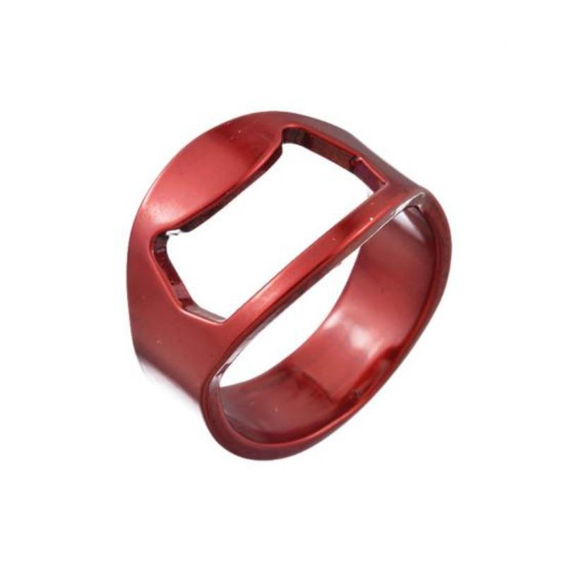 1Pc Home Beer Bottle Bar Stainless Steel Thumb Opener Finger Ring Waiter