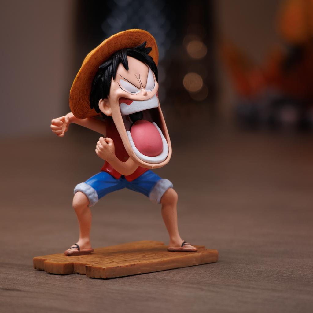 ONE PIECE Hungry Threesome One Piece Zoro Straw Hat Captain Sanji Mi Model Sculpture Anime Peripherals Figure Home Decoration