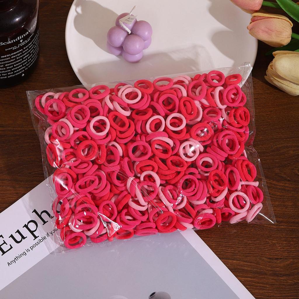 500-Pack Hair-Friendly Elastic Bands for Girls & Babies