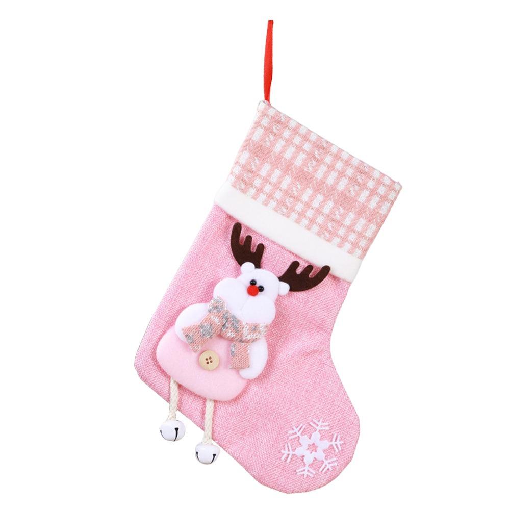 Elk Xmas Ornaments Large Plush Xmas Socks New Christmas Socks  Merry Christmas