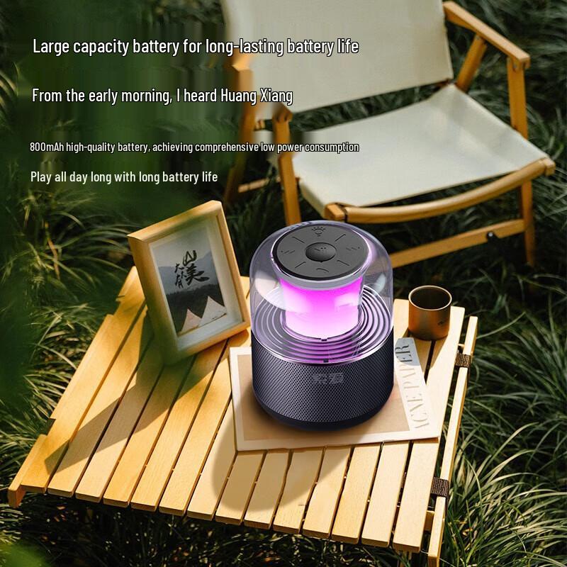 Suoai SA-C19A Portable Wireless Bluetooth Speaker with Dazzling Lights