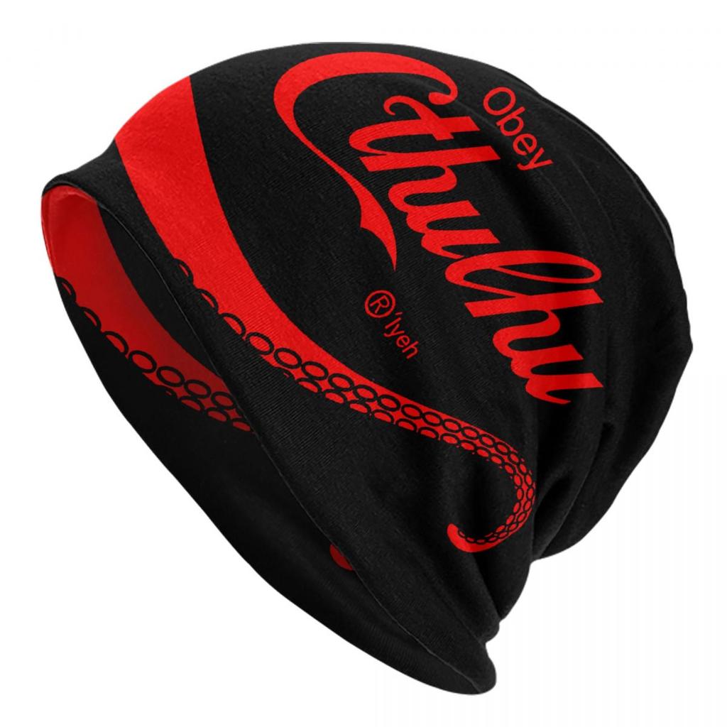 Cthulhu Mythos Lovecraft Skullies Beanies Caps Unisex Hip Hop Winter Warm Knitting Hat Adult Horror Movie Monster Bonnet Hats