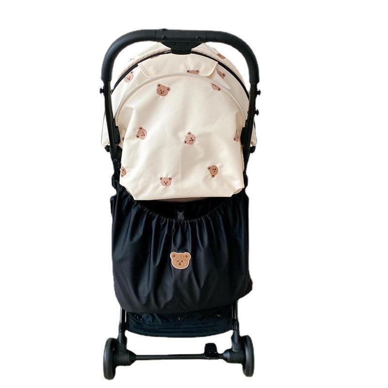 Ins Baby Stroller Detachable Storage Bag - Waterproof Accessory for Bottles, Diapers, and More