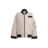 Color Block Loose Fit Zip Jacket Women Jacket Nude HR6992