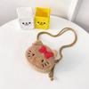 Hello Kitty Cartoon Plush Mini Crossbody Bag For Kids With Zipper Closure
