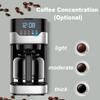 800W 1.8L Large Capacity American Coffee Machine Automatic Insulation Drip Coffee Maker 2h Heat Preservation LED Display