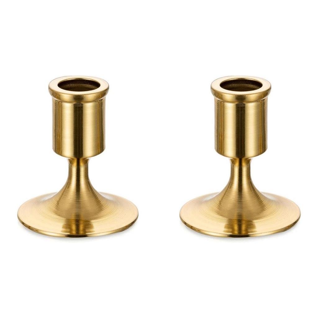 European-Style Black Gold Candlestick: Modern Romantic Table Decor & Photography Prop for Christmas