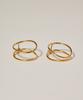Novice Tokyo Double Nuance Circle Pierce / Gold
