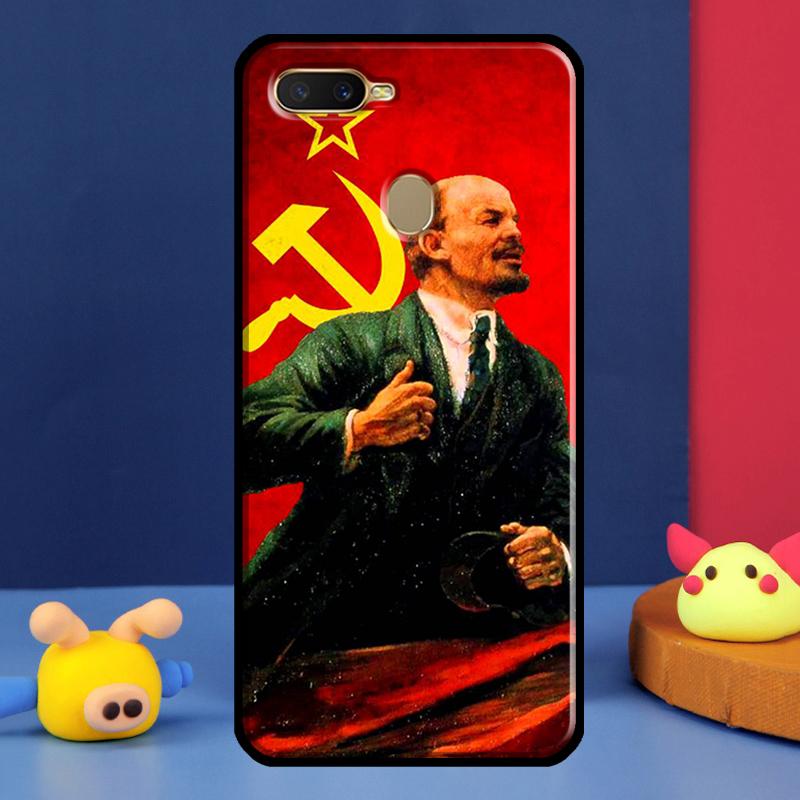 Lenin Sowjetunion Flagge Hülle Für Oppo A98 A78 A58 A15 A16 A17 A5 A9 A91 A52 A72 A76 A96 A74 A94 A54 S A57 A77 Cover
