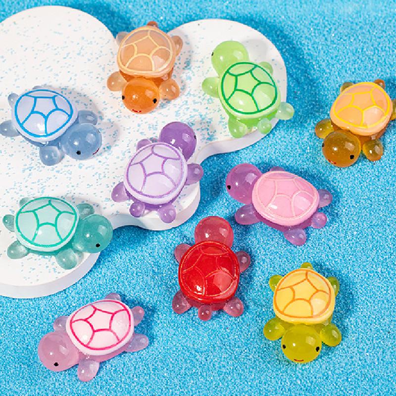 Charming Turtle Figurines For Diy Miniature Gardens And Desk Decorations In Bright Colors