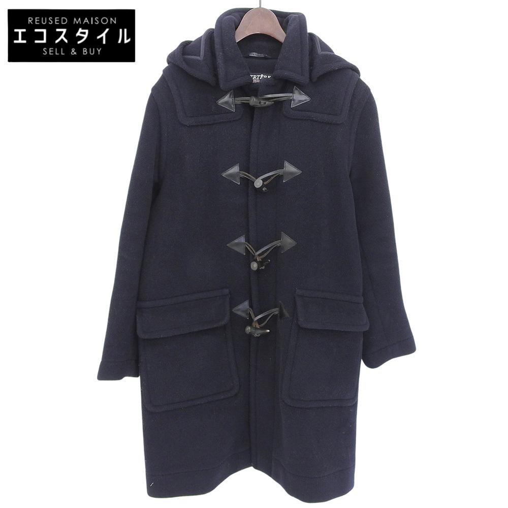 INVERTERE Elysian Duffle Coat, Men's, Navy, Size 36 Coat 36 NavyUsed