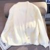 2024 Women's Thick Knit Korean Style Sweater - Loose, Soft, Sweet Autumn/Winter Trendy Outerwear