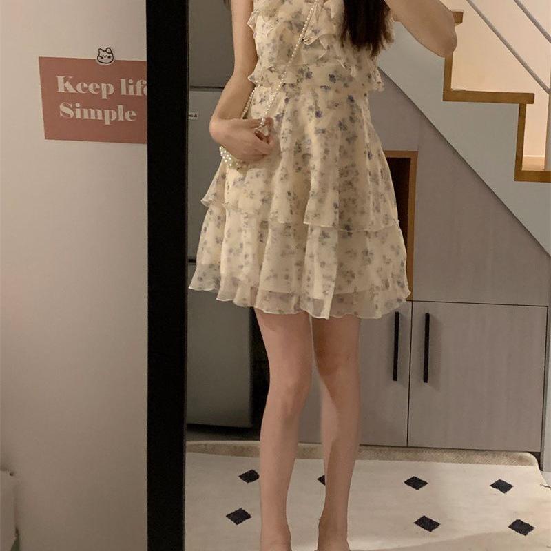 Elegant Floral Slip Dress - Summer 2026 New Arrival: Slimming & Stylish Women's Skirt