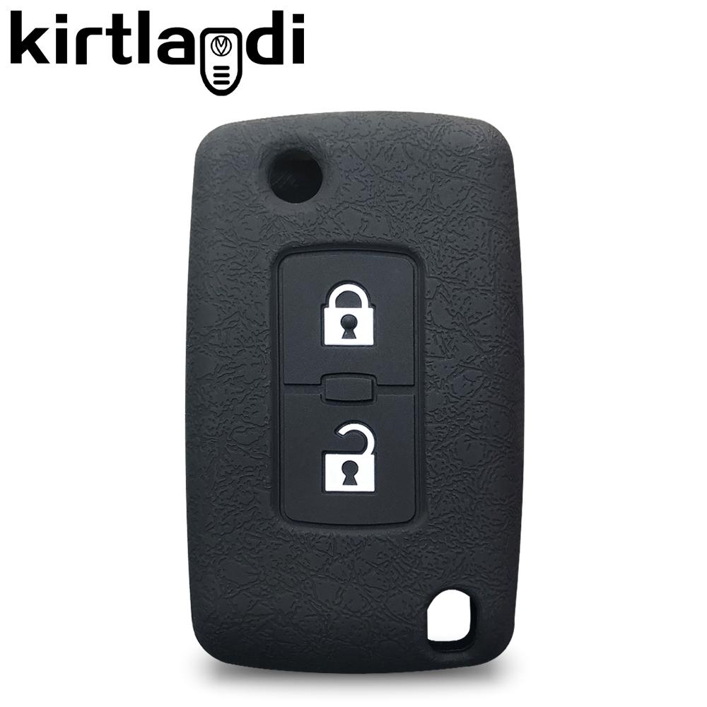 

Силиконовый чехол для ключа Держатель Крышка Корпус для Mitsubishi Outlander 3 2021 Pajero IV Lancer 2-кнопочный Пульт Защита Брелок чёрный