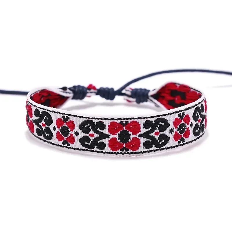 Bohemia Weave Rope Friendship Bracelets For Woman Men Cotton Handmade Charm Bracelet & Bangles Ethnic Jewelry Gifts