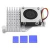 Ενεργός ψύκτης για ψύκτρα Raspberry Pi 5 από κράμα αλουμινίου με 4Pin PWM ανεμιστήρα με απαγωγή θερμότητας με ελεγχόμενη θερμοκρασία