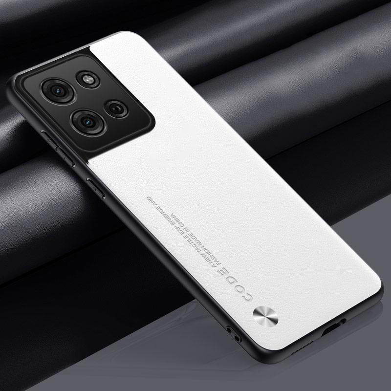 Luxury PU Leather Case For Motorola Moto G75 Back Cover Matte Silicone Shockproof Full Protection Phone Case For Motorola G75 5G