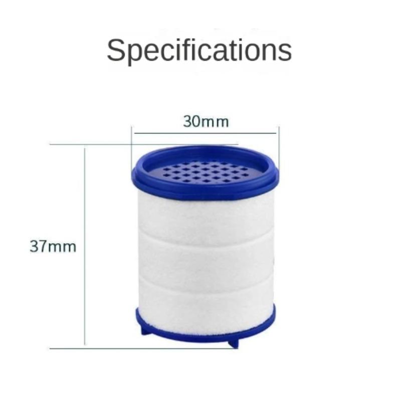 5-40 STK Kran Vattenfilterelement Ta bort klor Vattenrenare Filter Dubbel patron PP bomullsvattenfilterenhet för köksbadkar Duschkran