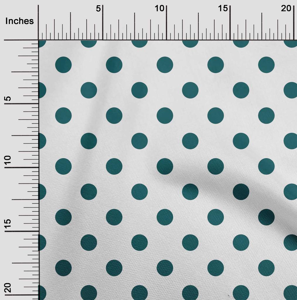 oneOone Cotton Flex Chocolate Brown Fabric Polka Dots Dots Sewing Fabric By The Yard Printed Diy Clothing Sewing Supplies 40 Inch
