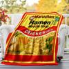 1pc Ramen Noodle Soup Blanket for Sofa Bed Soft and Light Bedding Ideal for Picnics, All-Season Christmas Outdoor Decor Accessories-c0803010