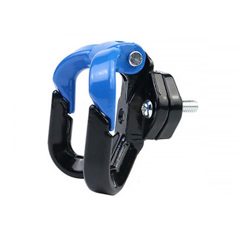 

SEAMETAL Мотоциклетный держатель для шлема, крючок для ручной сумки, двойной крючок, вешалки для сумок для покупок, алюминиевый сплав, аксессуары для мотоциклов синий