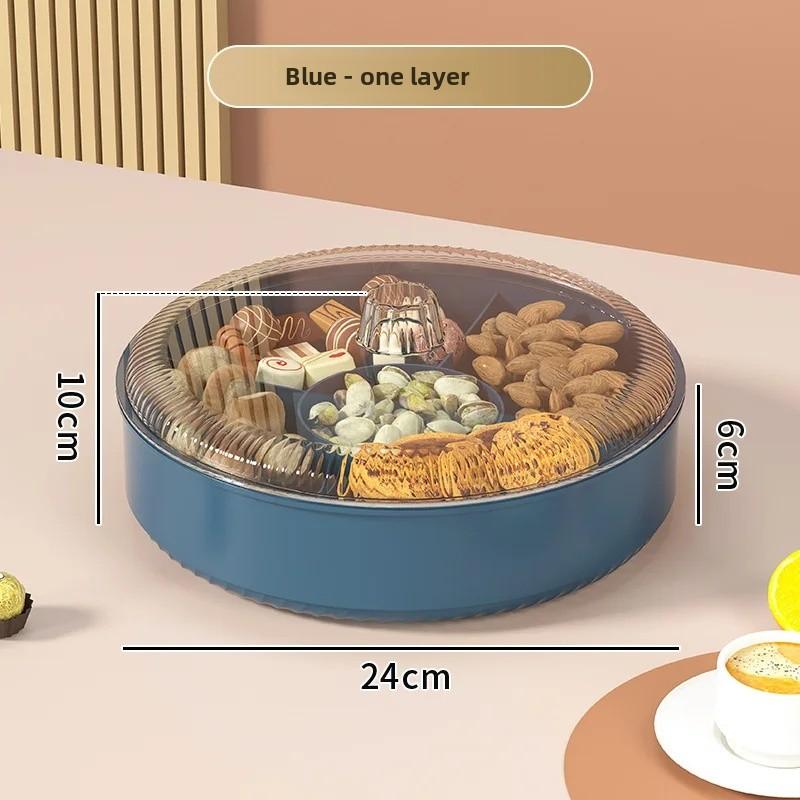 Luxury Home Use New Snack Tray Tea Table Candy Box Fruit Storage Box Plastic Material Special Purpose Tray Fruit Dish