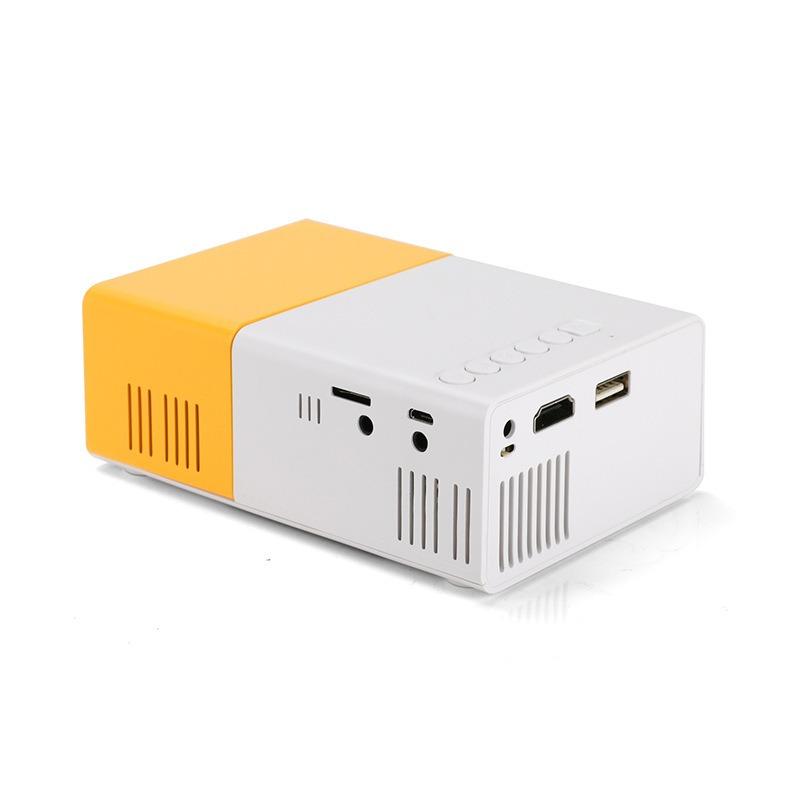Mini Portable Micro Projector Hot Selling Children's Yellow and White Projector