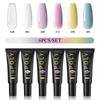 PHOENIXY Poly Nail Gel na prodloužení nehtů Rychlý stavební gel na prsty s 37 barvami Poly Nail Gel na prodloužení a akrylový gelový lak na nail Art