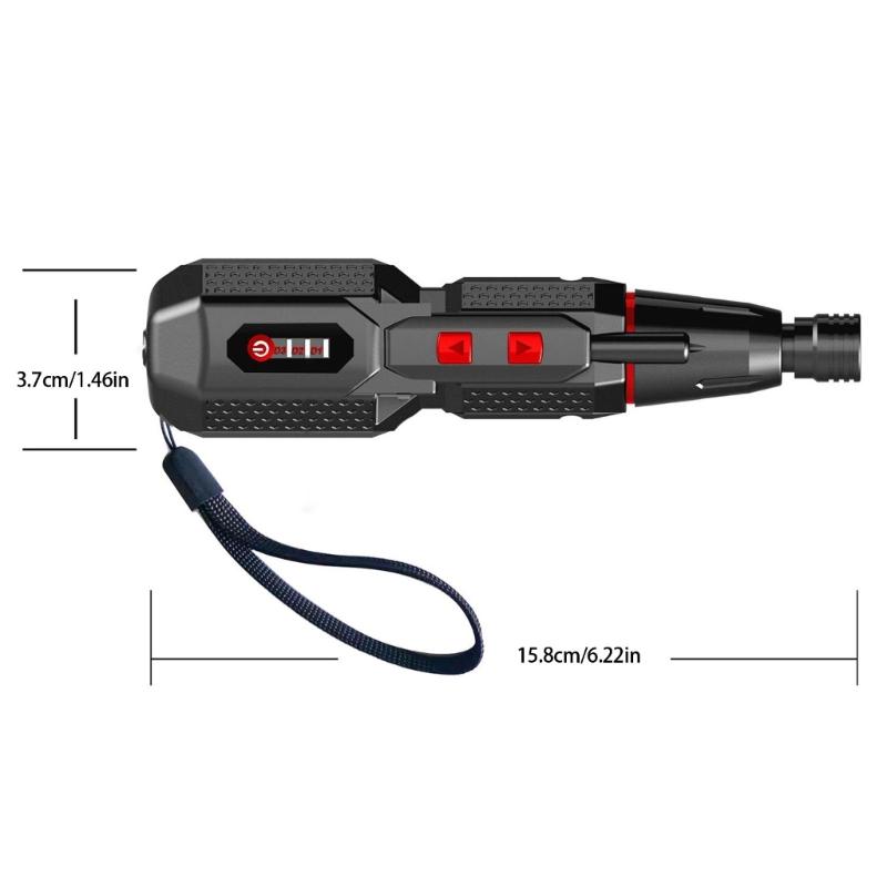 Ergonomic Cordless Electric Screwdriver Kit 4.2V Lithium Batteries Powered Includes Various Bits For Home DIYer Projects