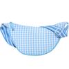 Checkered Dumpling Bag for Commuting Women, Trendy Crossbody Bag, Lightweight Small Crossbody Bag