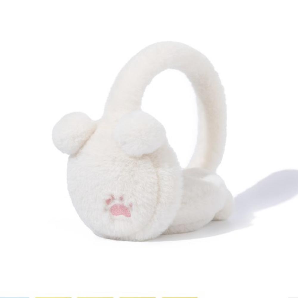Cute Plush New Cycling Earbuds Warm Wind and Cold Prevention Winter Cute Warm Earmuffs Soft Cold Resistant Earbuds