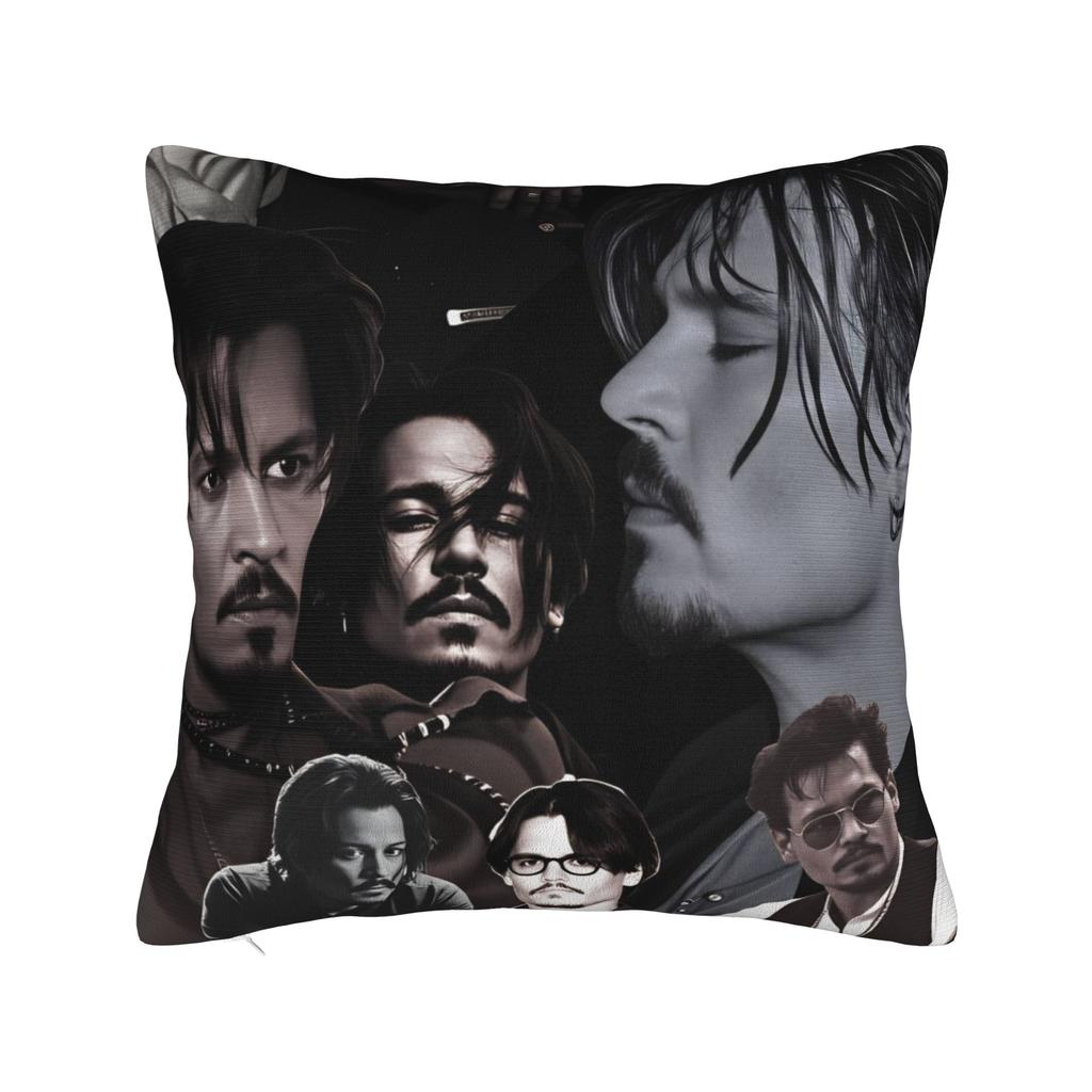 Johnny Depp I Love You Pillowcases Kawaii Pillow Case For Living Room Bed Chair Custom Pillow Cover