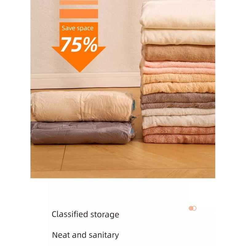 Travel Hand Roll Compression Bag Vacuum Buggy Bag No Pumping Business Trip For Home Luggage Clothing Clothes Storage and Carrying