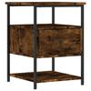 VidaXL Bedside Table Smoked Oak 40x42x56 Cm Engineered Wood 826027