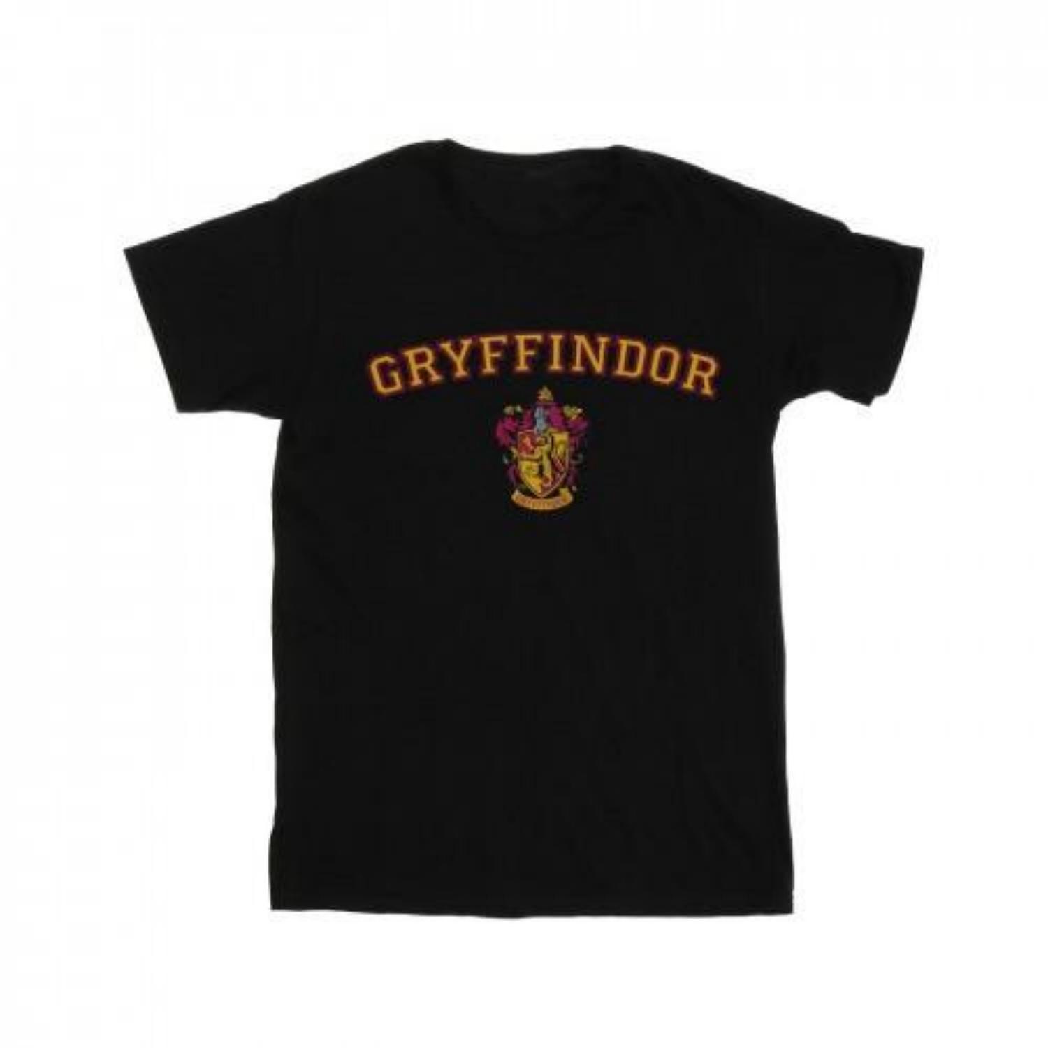 HARRY POTTER Womens_Ladies Gryffindor Crest Cotton Boyfriend T-Shirt S