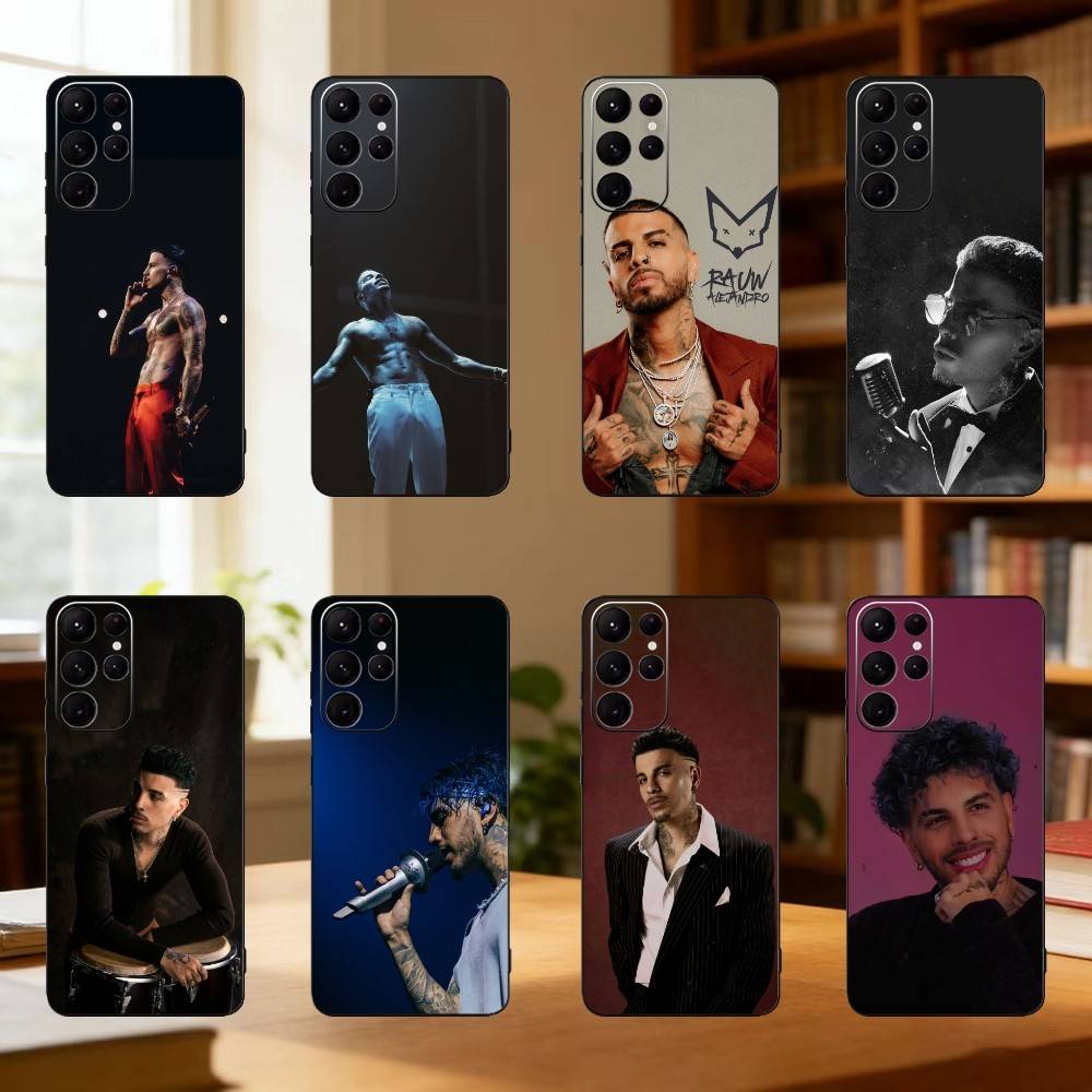 Rauw Alejandro Phone Case For Samsung S25,S24,S21,S22,S23,S30,Ultra,S20,Plus,Fe,Lite Black Shell