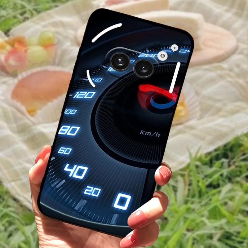 For Nothing Phone 2A Case Cover Silicone Soft Fashion Black Bumper Funda Coque for Nothing Phone 2A Full Protective A142 Capa