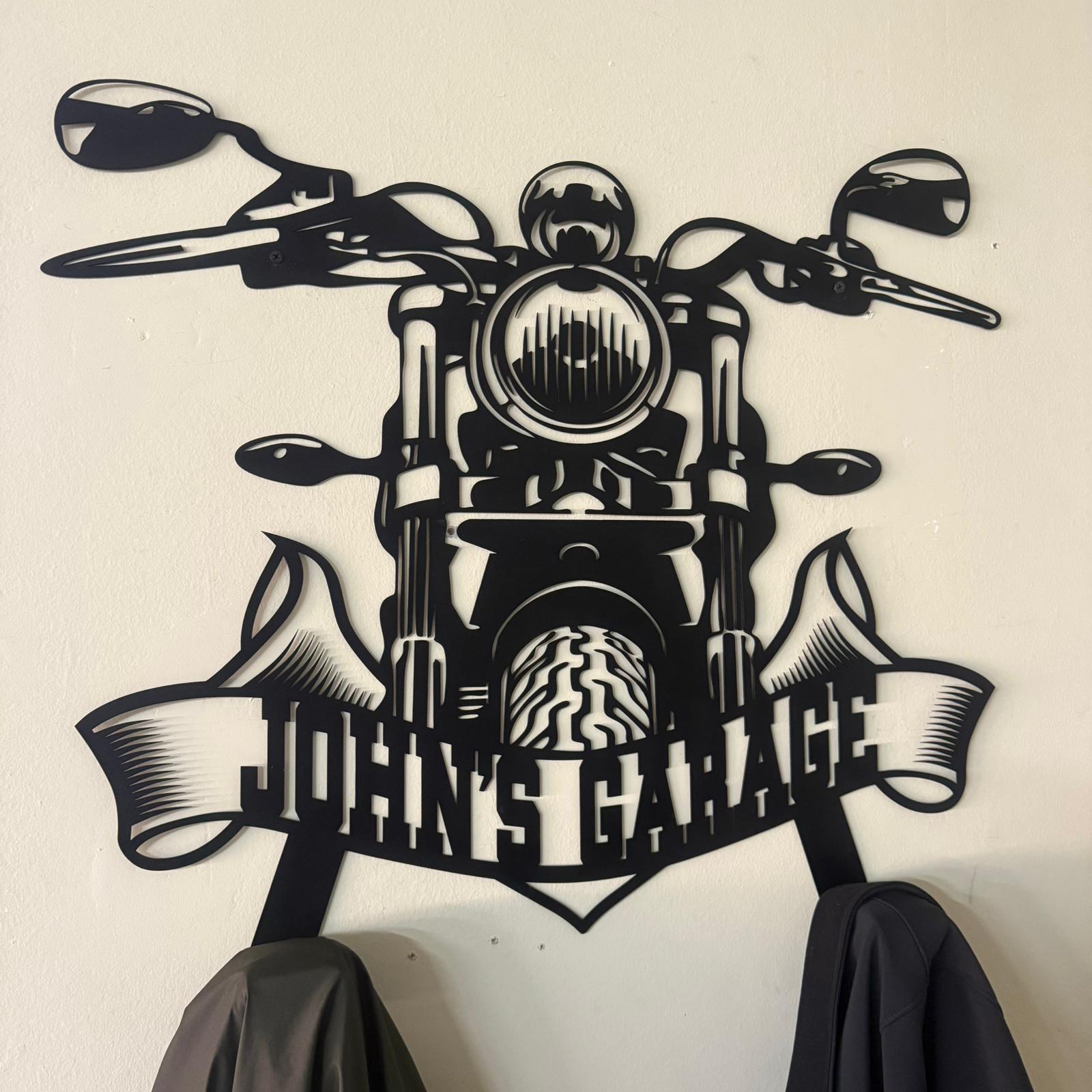 Personalized Metal Motorcycle Helmet & Jacket
