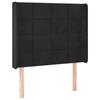 VidaXL LED Headboard Bedroom Furniture Single Bed Accessory Headboard Interior Black 3124080