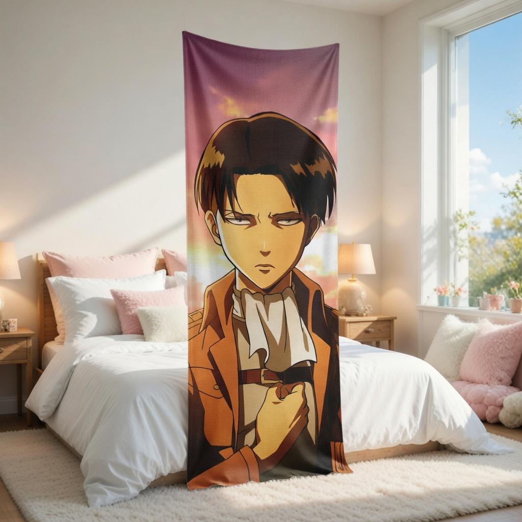 Aot Anime Wall Tapestry, Hd Print Art Poster, Cool Room Decoration For Anime Fans & Otaku