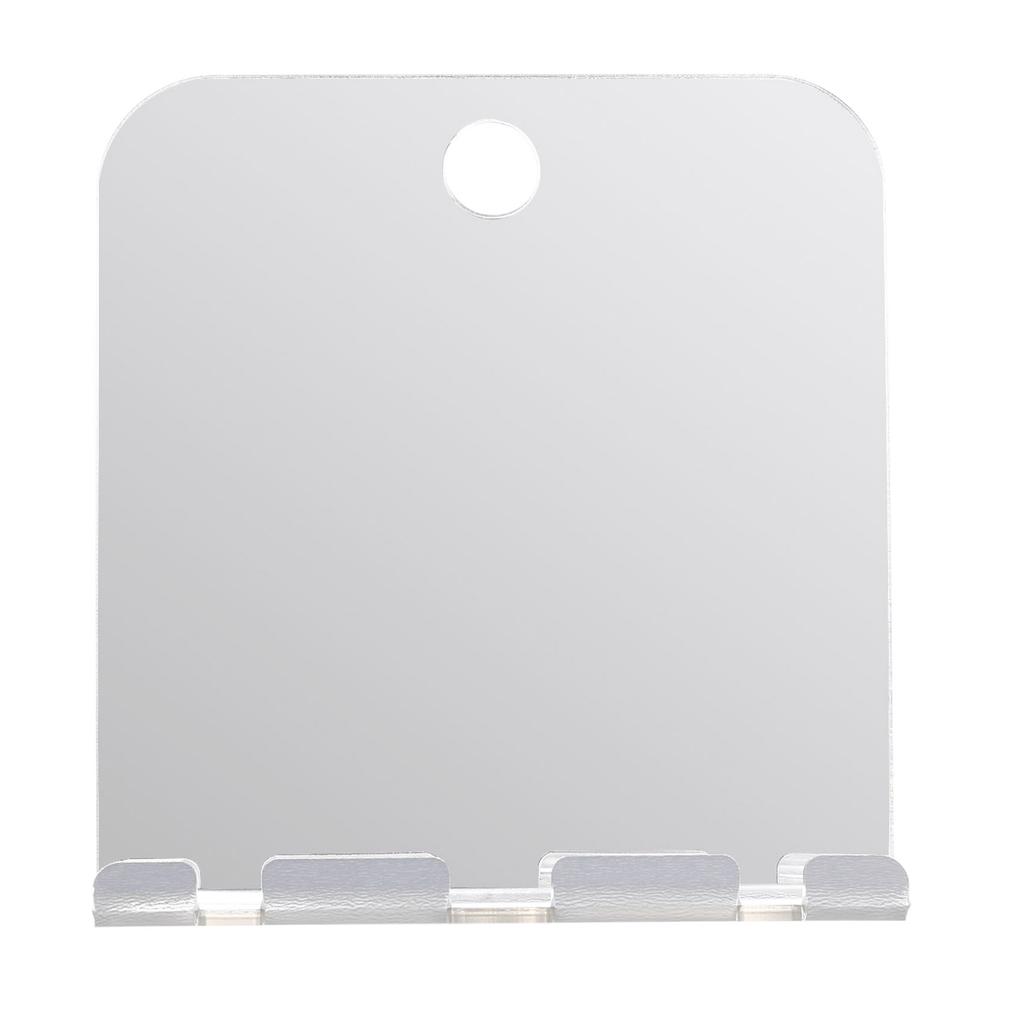 Fogless Shower Mirror for Shaving with Strong Suction Cup Shatterproof Shaving and Makeup Mirror for Bathroom