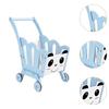Kids Shopping Cart Trolley Easy To Push Toy Grocery Cart for Boys Girls Gift Blue