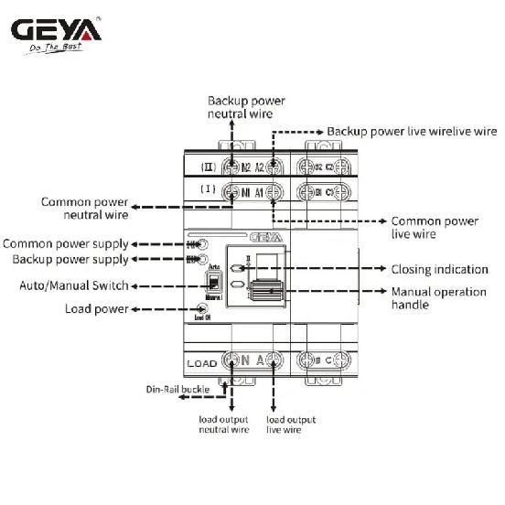 GEYA G2R Din Rail 2P 4P ATS Dual Power Automatic Transfer Switch Electrical Selector Switches Uninterrupted Power 63A 110V 220V