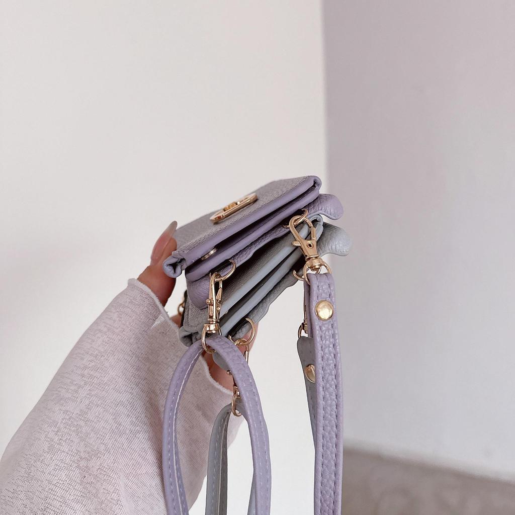 Redmi Note 12S 4G Crossbody Phone Case with Zipper Lanyard for Xiaomi 13T