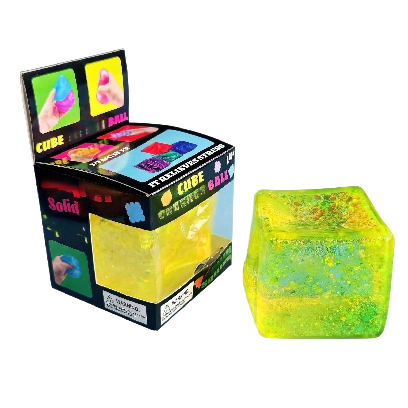

Color-changing Dough Cylinder Toy, A Tactile Toy Containing A Soft Dough Filling - It Changes Color In Sunlight. One Size жёлтый