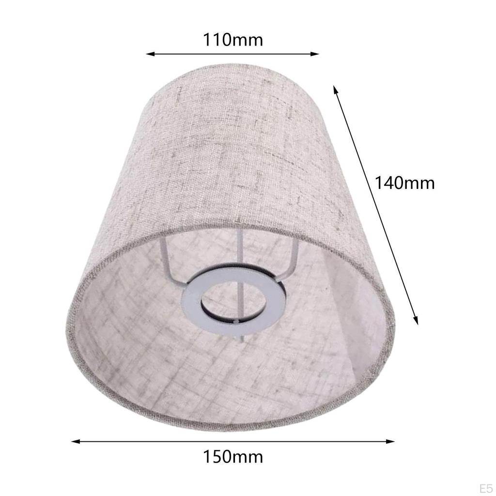 Chic Burlap Lampshade Collection for Home Illumination