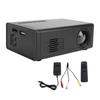 Portable Projector 1080P HD USB Movie Video Projector with HD Multimedia Interface Remote Control fo